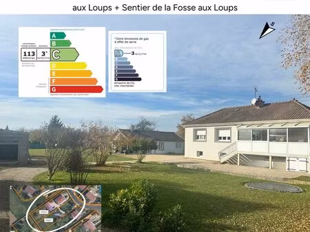 à loisy sur marne - propriété de 2 maisons + 1 garage sur 2 terrains constructibles d’une 
