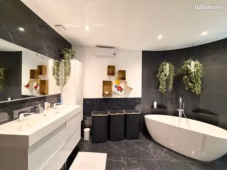 appartement - nancy - 4 chambres - jardin  terrasse et 2 garages