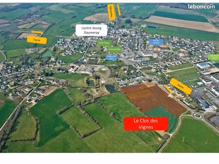 terrain 614 m² daumeray