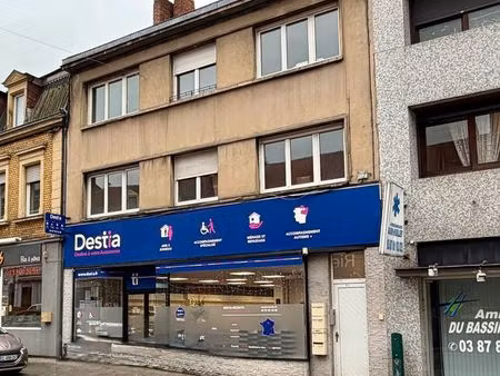 murs commerciaux 80 m² à merlebach – centre ville