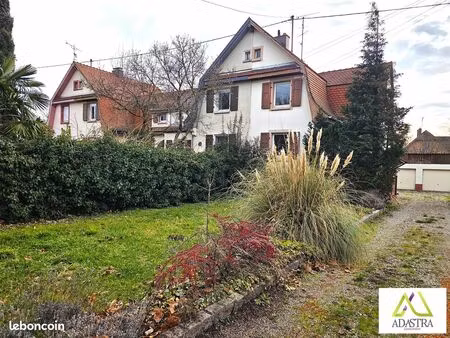 maison 65m² - 3 pièces - 2 chambres - sous-sol - garage double & remise