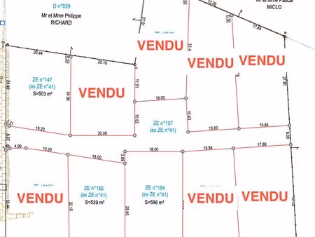 terrain viabilisé sur le commune de fontaine guérin/ les bois d'anjou