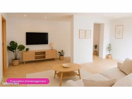 appartement 99m² avec jardin à rénover