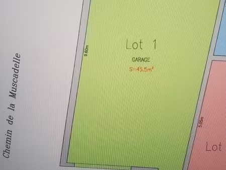 à louer garage 45m²