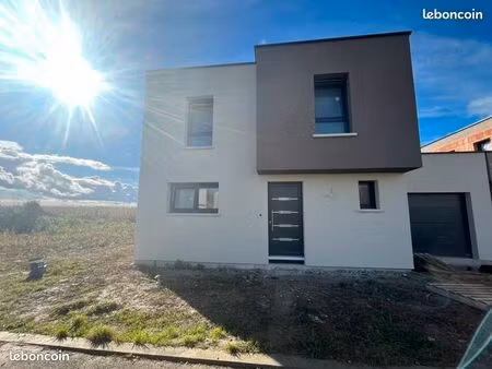 maison neuve toit plat 124 m2 5 pièces