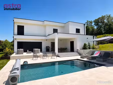 maison - villa contemporaine 2023 avec piscine chauffée  dpe a  à 12 min de bâle