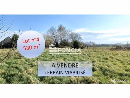 ? à vendre – terrain à bâtir de 529 m2 viabilisé ?
