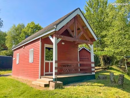 à vendre : chalet bois style canadien lac des settons - 2 à 4 personnes - nature & confort