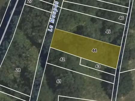 terrain 420 m2 la borelière