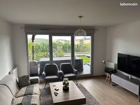 à vendre – t3 avec jardin  2 parkings sécurisés et vue exceptionnelle – crécy-la-chapelle