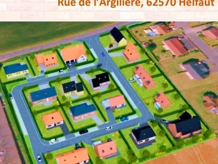 terrain 349 m² helfaut