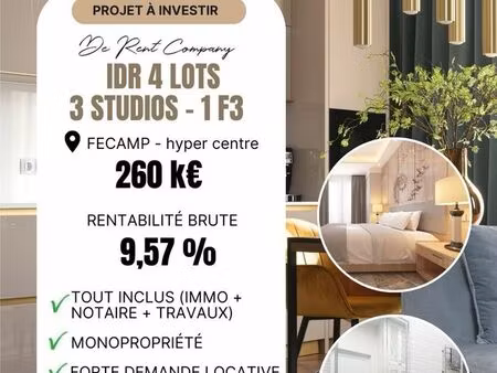 immeuble de rapport 4 lots refait à neuf 9 57%