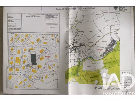 vente terrain à bâtir 600 m²