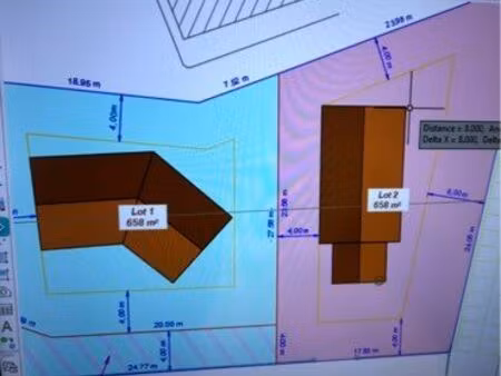 terrain montauban 658 m2