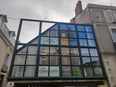bureaux atypiques esprit loft – angers gare – verrière visible – 111 m² carrez / 144 m² au