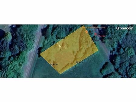 terrain 993 m² ladignac le long