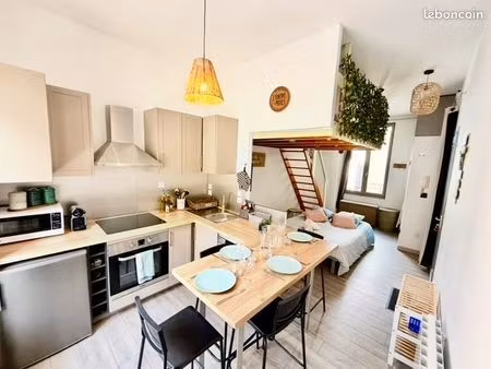 studio avec mezzanine - hypercentre evian