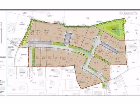 terrain 303 m² ploulec h