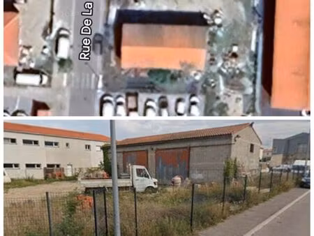 parcelle artisanale avec bâtiment – habitation possible – zac de bages