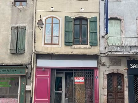 vente immeuble avec local commercial et habitation