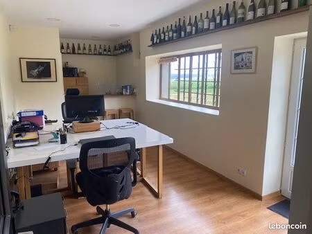 bureaux meublés 20 m² – calme  vue campagne  jardin  parking – orgerus