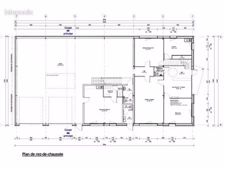a louer locaux/bureaux 600m²