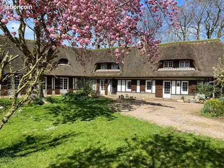 ? chaumière normande de caractère – 300 m² – à st léonard  proche mer ( fécamp / yport / e