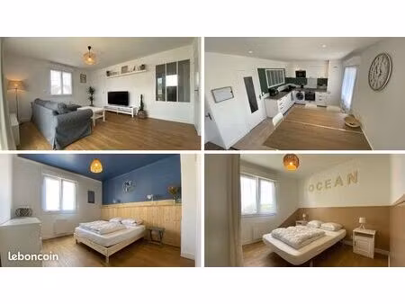 maison centre divisée en 2 appartements (t2 & t3)