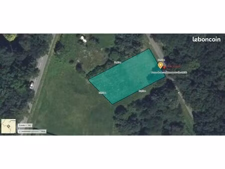 terrain 857 m² ladignac le long