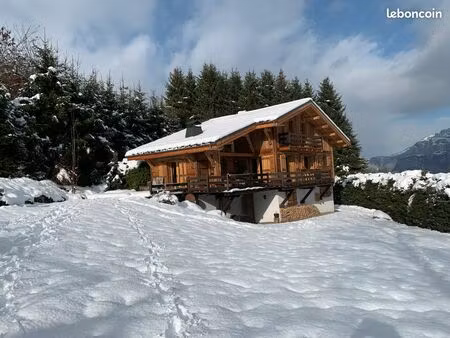 vente chalet combloux