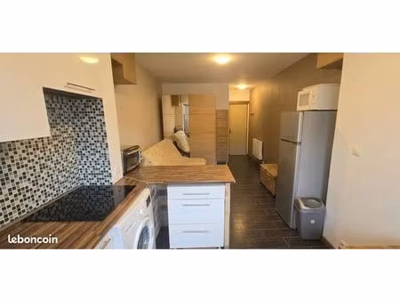 studio meublé 21m² avec terrasse & parking - st jean de blaignac