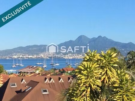 appartement à l'anse mitan avec vue mer  à deux minutes à pieds de la mer !