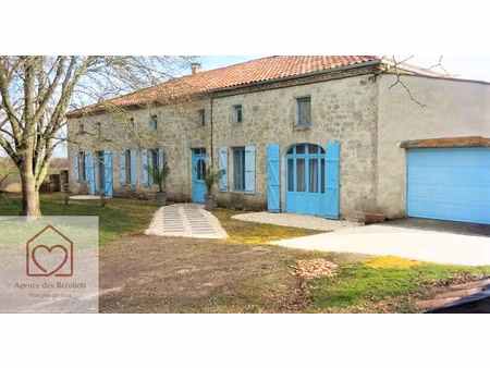 maison en pierre montjoi 5 pièce(s) 169 m2