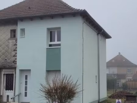 location maison f3 duplex 55m² rénovée – jardin + parking – falck (57550)