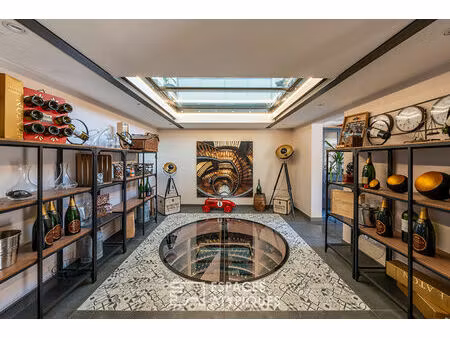 la maison contemporaine avec véranda et cave