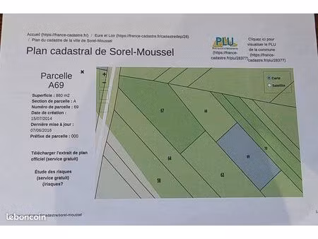 terrain boisé pour coupes