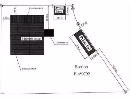 vente terrain à feneu (49460) : à vendre / 3700m² feneu