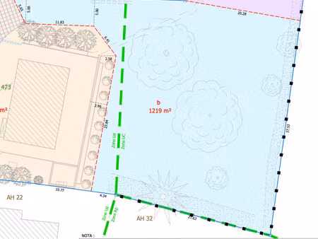 terrain metabief 1400 m2