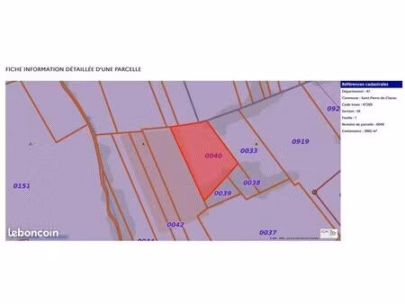 terrain agricole non constructible