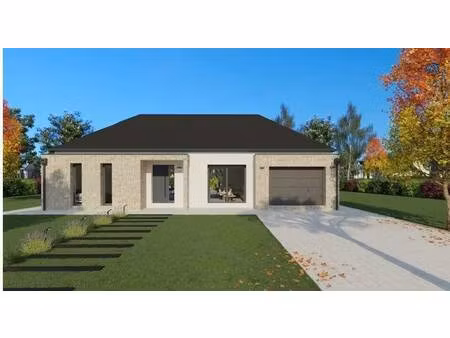 terrain avec maison neuve à vendre