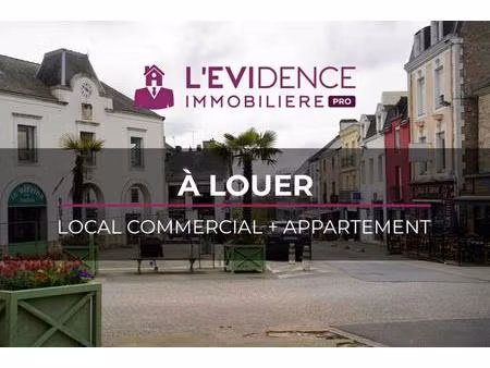 a louer  ensemble immobilier composé d'un local commercial et d'un appartement en centre v