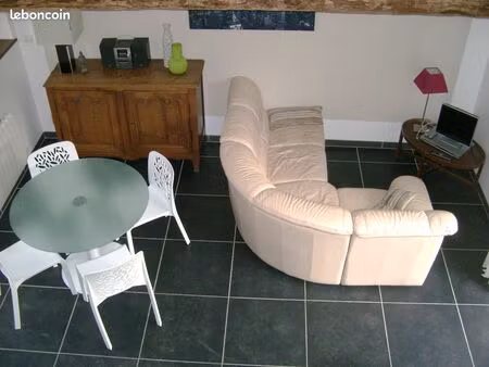 maison meublée t2 avec jardin