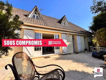 (95450) commeny  maison familiale 7 pièces  5 chambres  sous-sol total et jardin