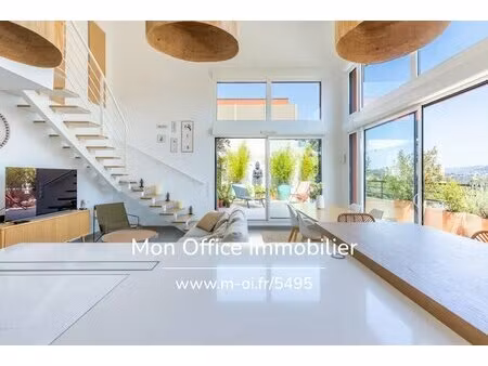 référence : 5783-mco. - exclusivité dernier étage t4 de 90 m2 en duplex plus terrasse de 8