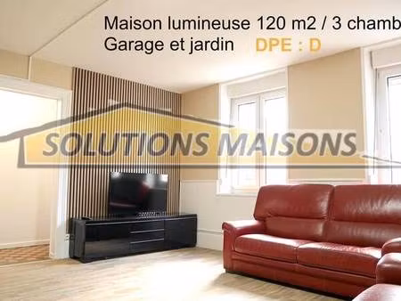 maison de ville avec garage et jardin