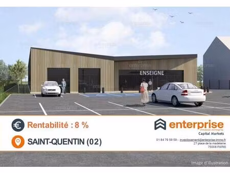 vente commerce 4100 m² saint-quentin (02100)