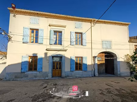 vente propriété 6 pièces 168 m² à blomac (11700)  128 000 €