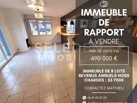 immeuble 677 m² noeux-les-mines