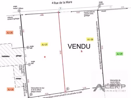 terrain 395 m² redon