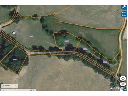 terrain à louer anzy le duc 1 hectare 80 - location pour cheval chevaux poney